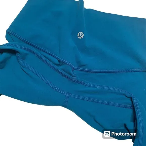 Lululemon Align Pants 28” Leggings Women’s Sz 6 Teal Blue - Picture 3 of 4